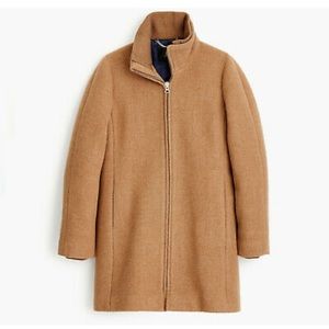 J Crew Lodge coat in Italian stadium-cloth wool- Acorn Heather